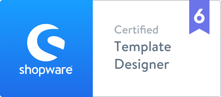 shopware6 zertifizierter template designer